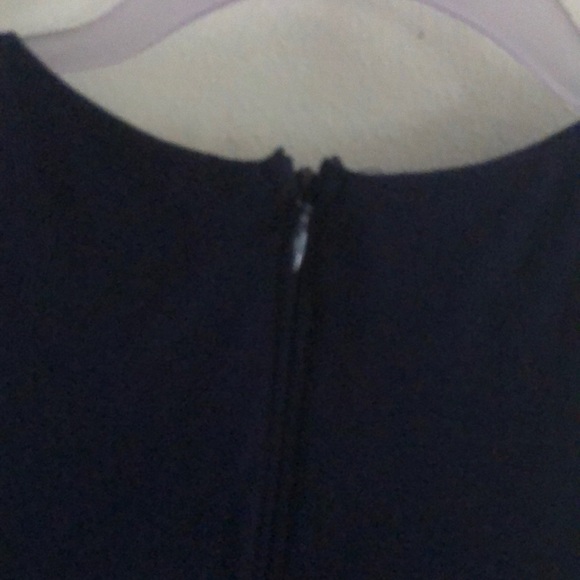 Navy and White Striped Midi Dress - Picture 4 of 8